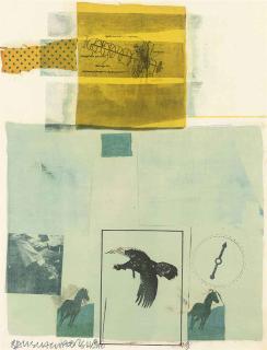 Robert Rauschenberg - Why you can\'t tell # 1, from Suite of Nine Prints