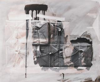 Robert Rauschenberg - Wrapped Boxes With Chain I (From The Bleacher Series)