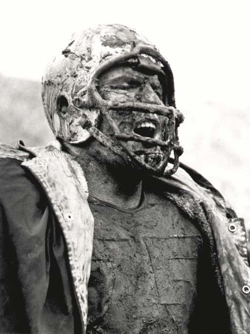 Robert Riger - Forrest Gregg, Green Bay Packers Tackle, 1960; Green Bay Bench, 1961; And Johnny Unitas, Baltimore Colts Quarterback, 1958