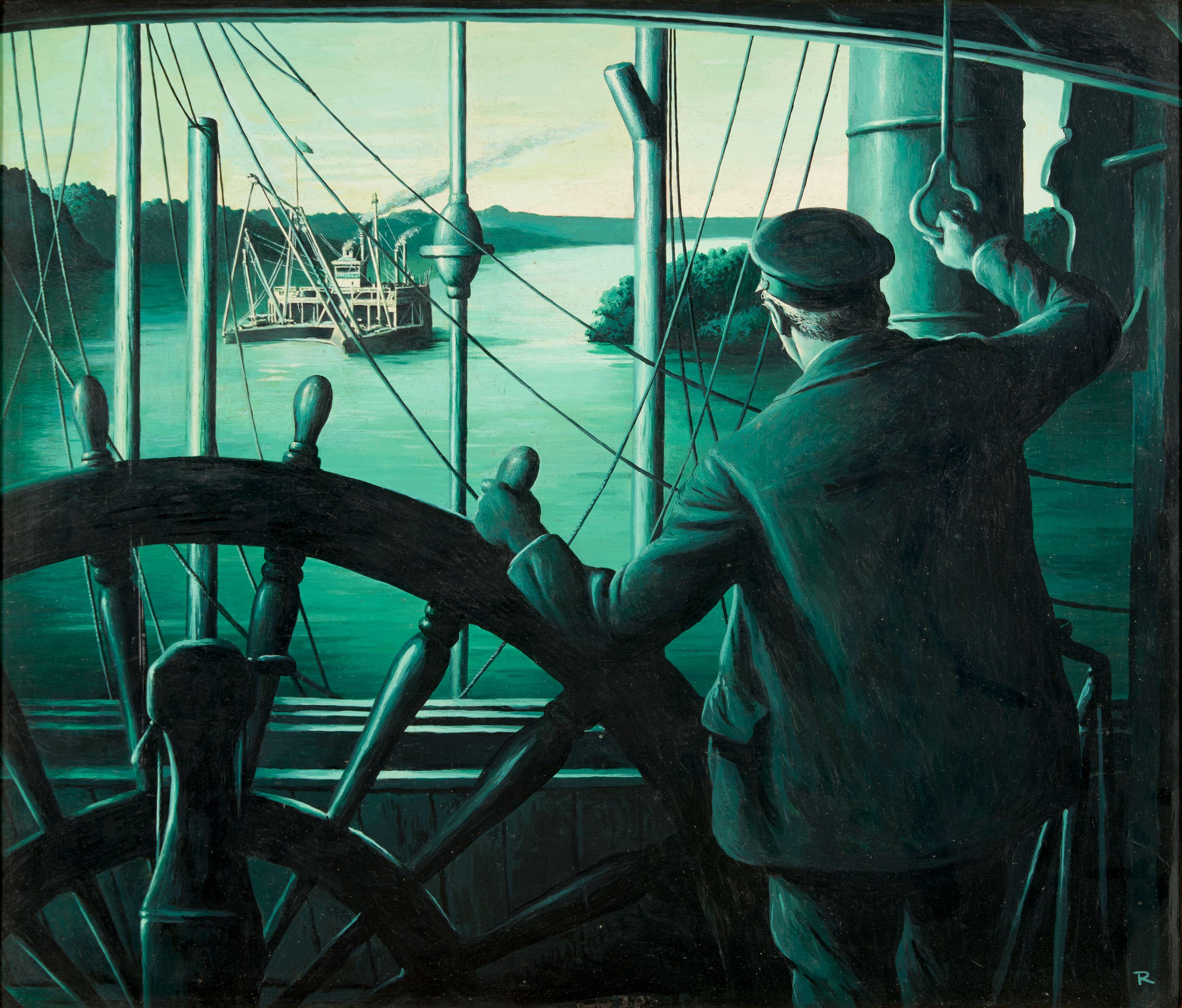Robert Riggs - A Sailor at the Helm