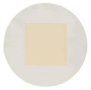 Robert Ryman - Circle Lithograph