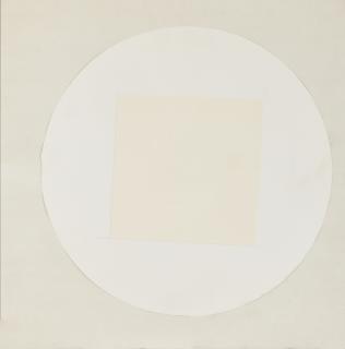 Robert Ryman - Circle Lithograph