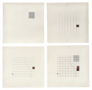 Robert Ryman - Etching in Four Parts
