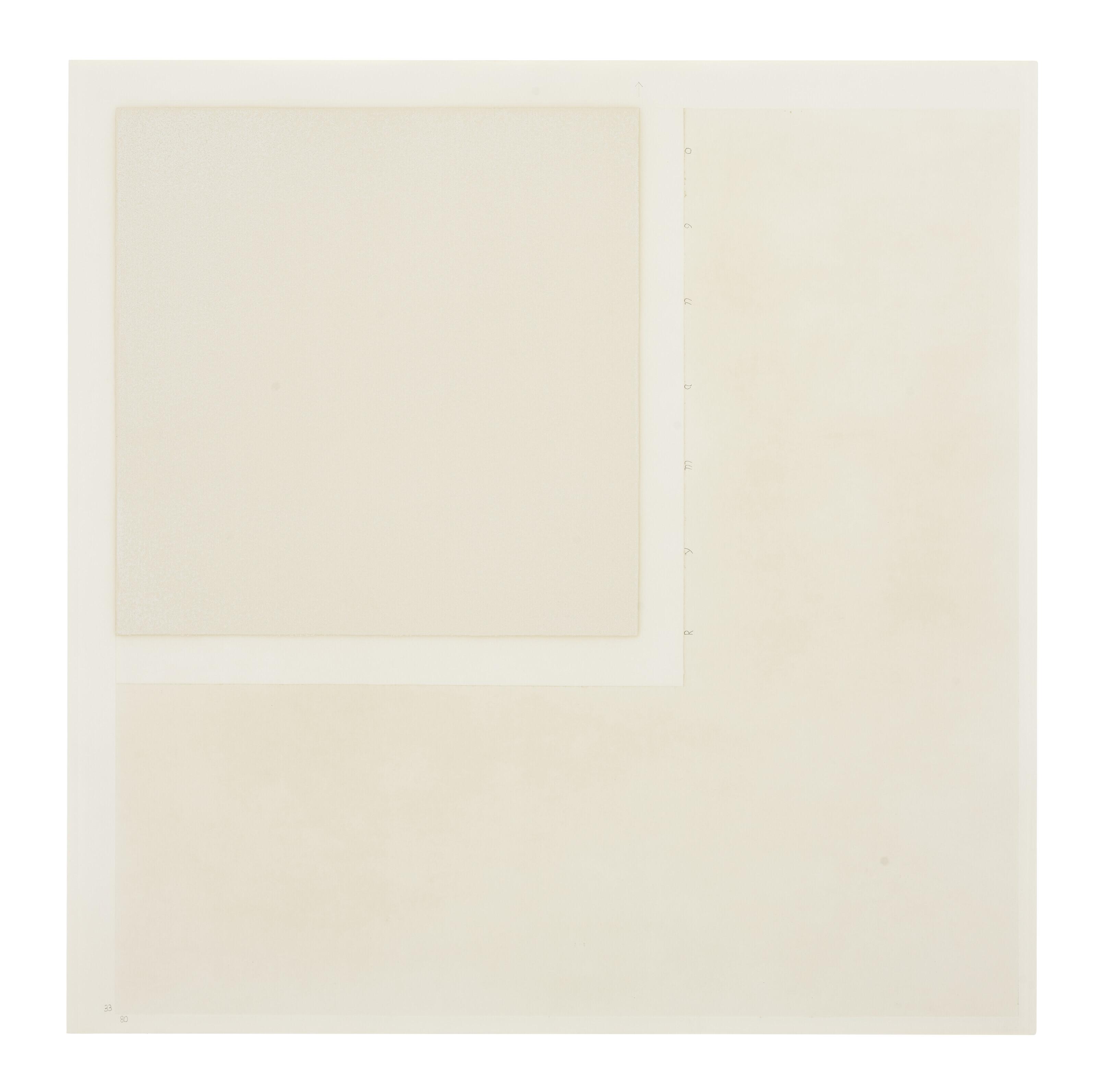 Robert Ryman - Four Aquatints and One Etching: one print