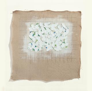 Robert Ryman - Green with Grid