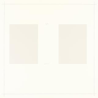 Robert Ryman - Ohne Titel aus: On the Bowery