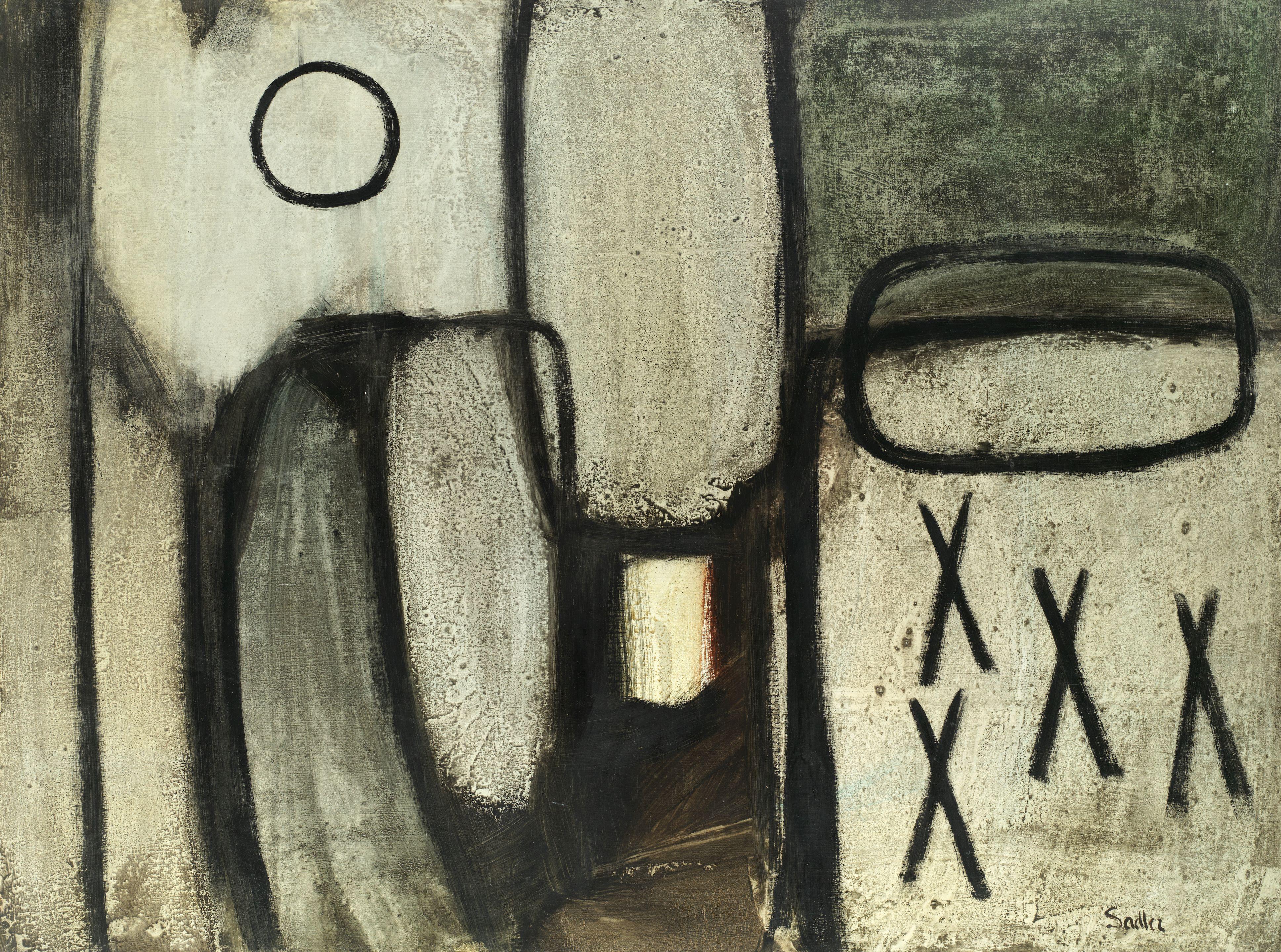 Robert Sadler - Composition With Crosses And Circles