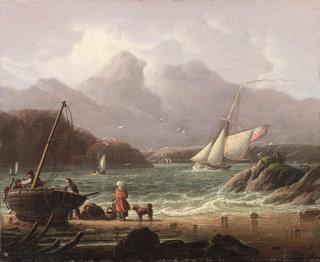 Robert Salmon - Coming ashore