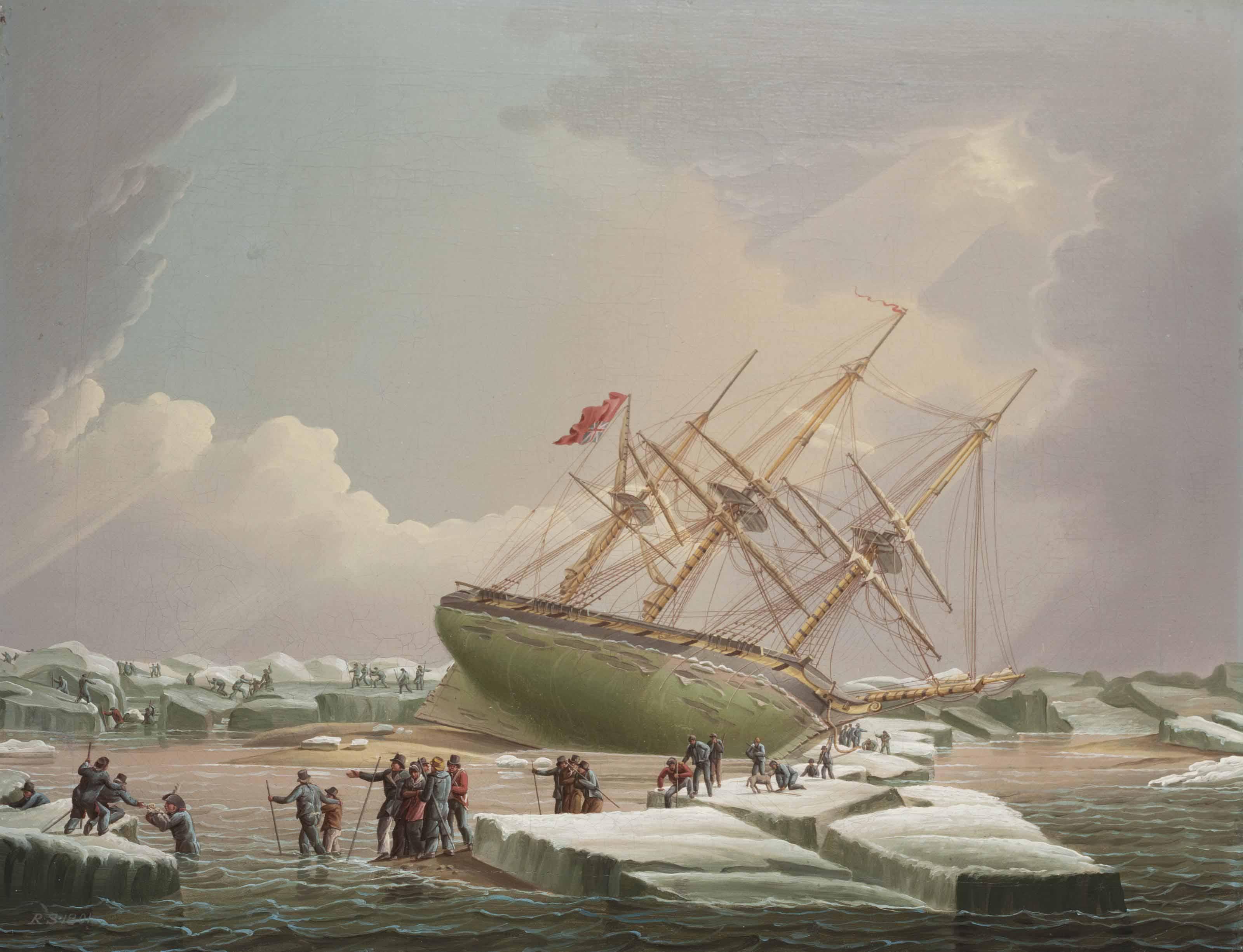 Robert Salmon - Shipwreck On Ice