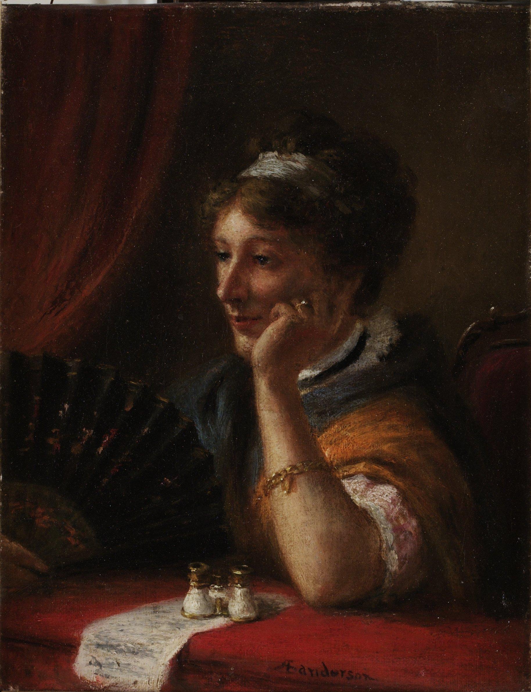 Robert Sanderson - Dam i teaterloge