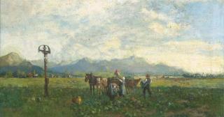 Robert Schleich - Gathering cabbages