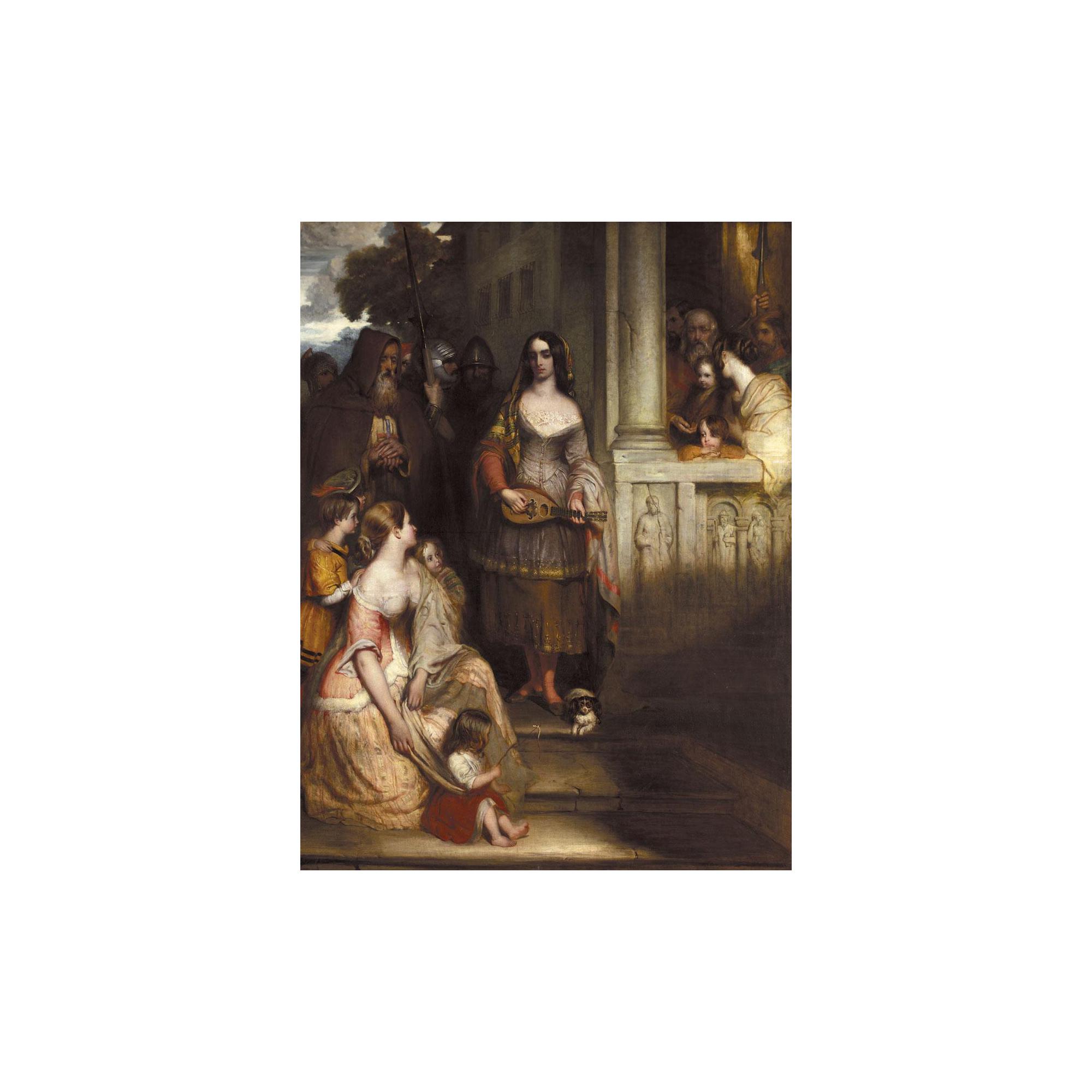 Robert Scott Lauder, R.S.A. - Poor Louis, The Glee Maiden, The Fair Maid Of Perth