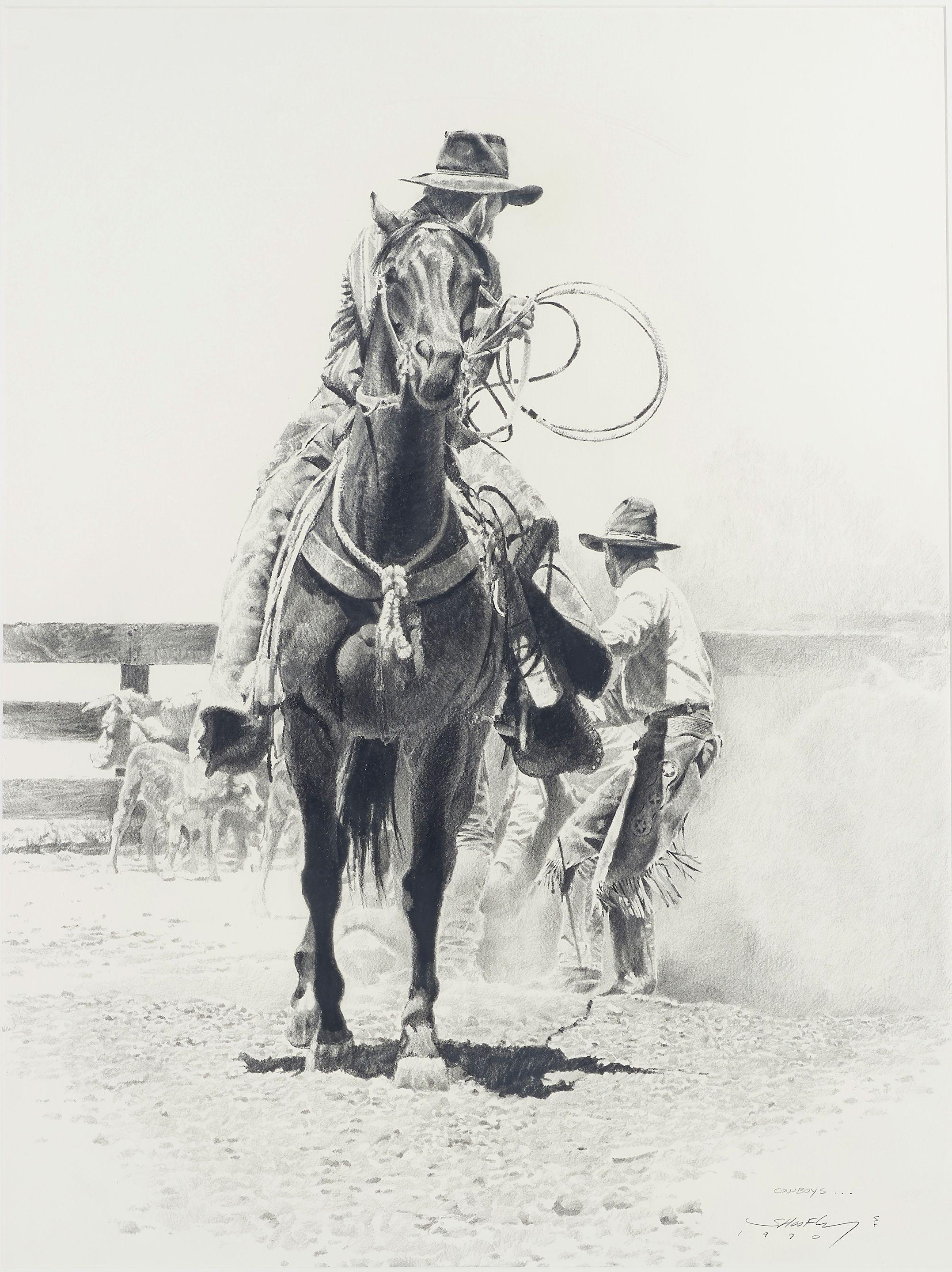 Robert Shufelt - Cowboys, Chilly Winds, and Bill Riggins, Super Looping (a group of three)