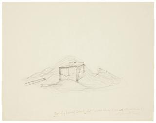 Robert Smithson - Partially Buried Island Hut