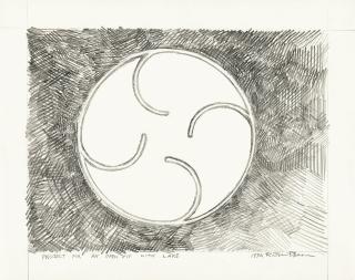 Robert Smithson - Project For An Open Pit With Lake
