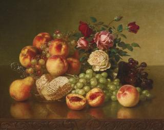 Robert Spear Dunning - Still Life With Fruit