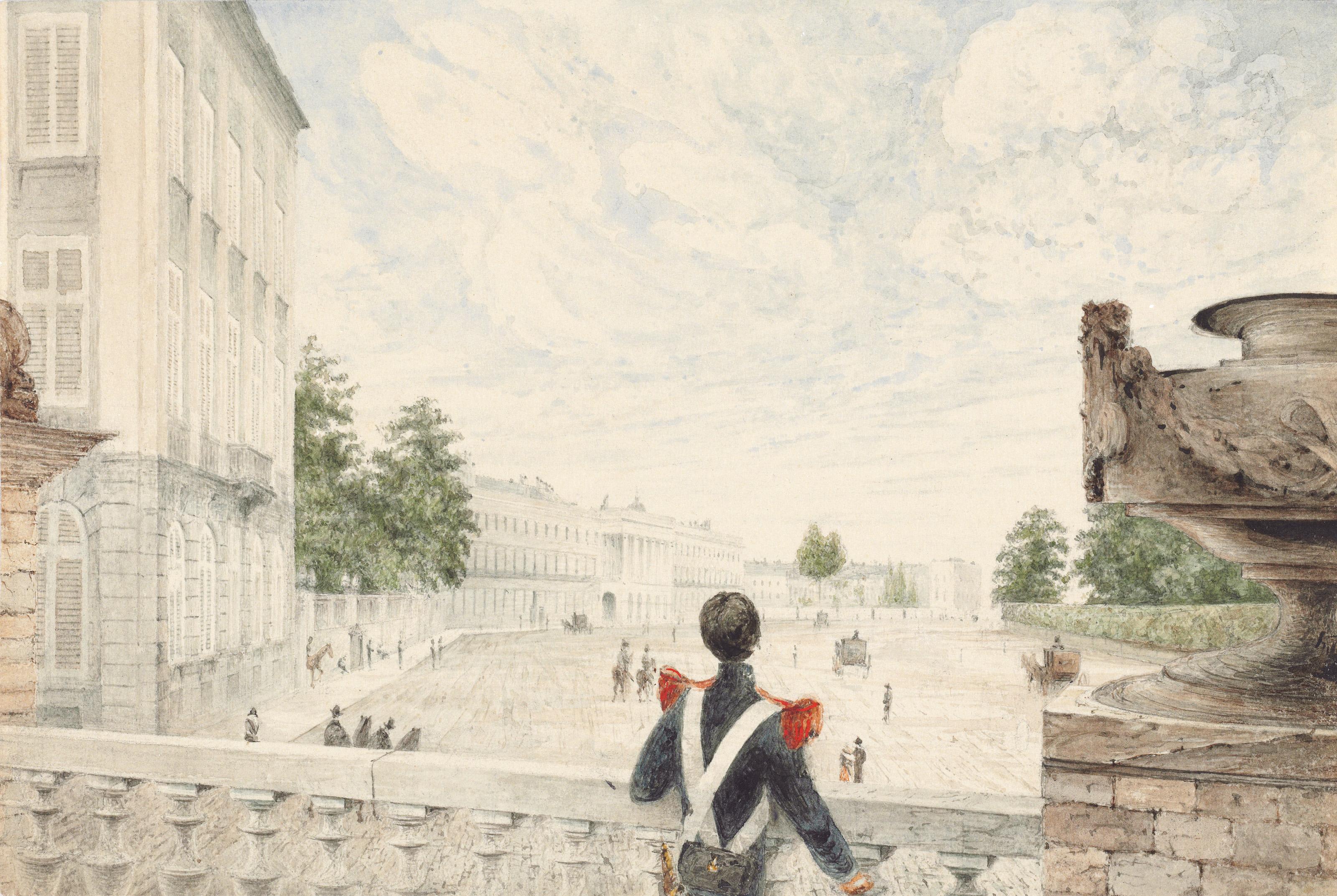 Robert Streatfeild - Views in and around Brussels, including the Palais Royale and the Place de Palais