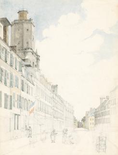 Robert Streatfeild - Views of French towns, including the Grand Rue, Boulogne; St. Michel, Savoy; Annecy; St. Omer; and Nice