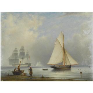 Robert Strickland Thomas, R.N. - A Cutter Becalmed
