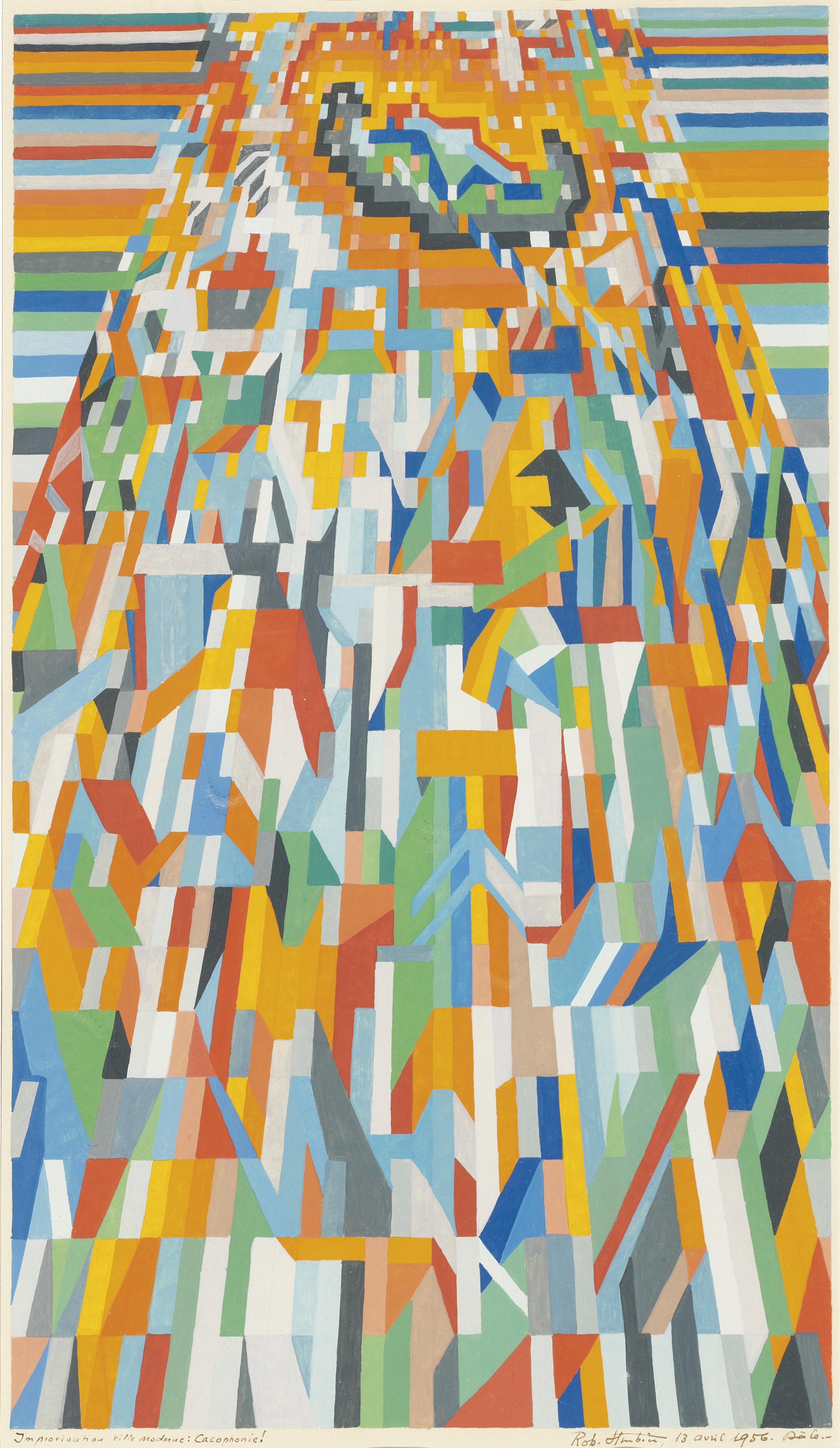 Robert Strübin - Improvisation (Ville Moderne): Cacophonic!, 1956 Improvisation (Modern City): Cacophonic!, 1956