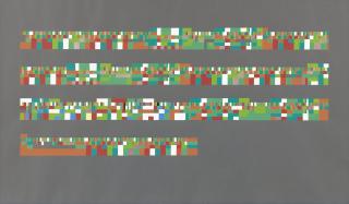 Robert Strübin - Musikbild (Johann Sebastian Bach, Choral Kantate 187) Musical Painting (Johann Sebastian Bach, Choral Cantata 187)