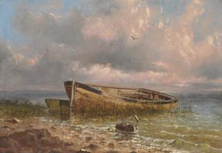 Robert Swain Gifford - Boat on a Beach