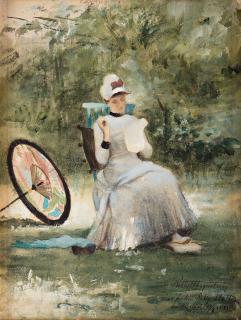 Robert Thegerström - A summer day in the garden