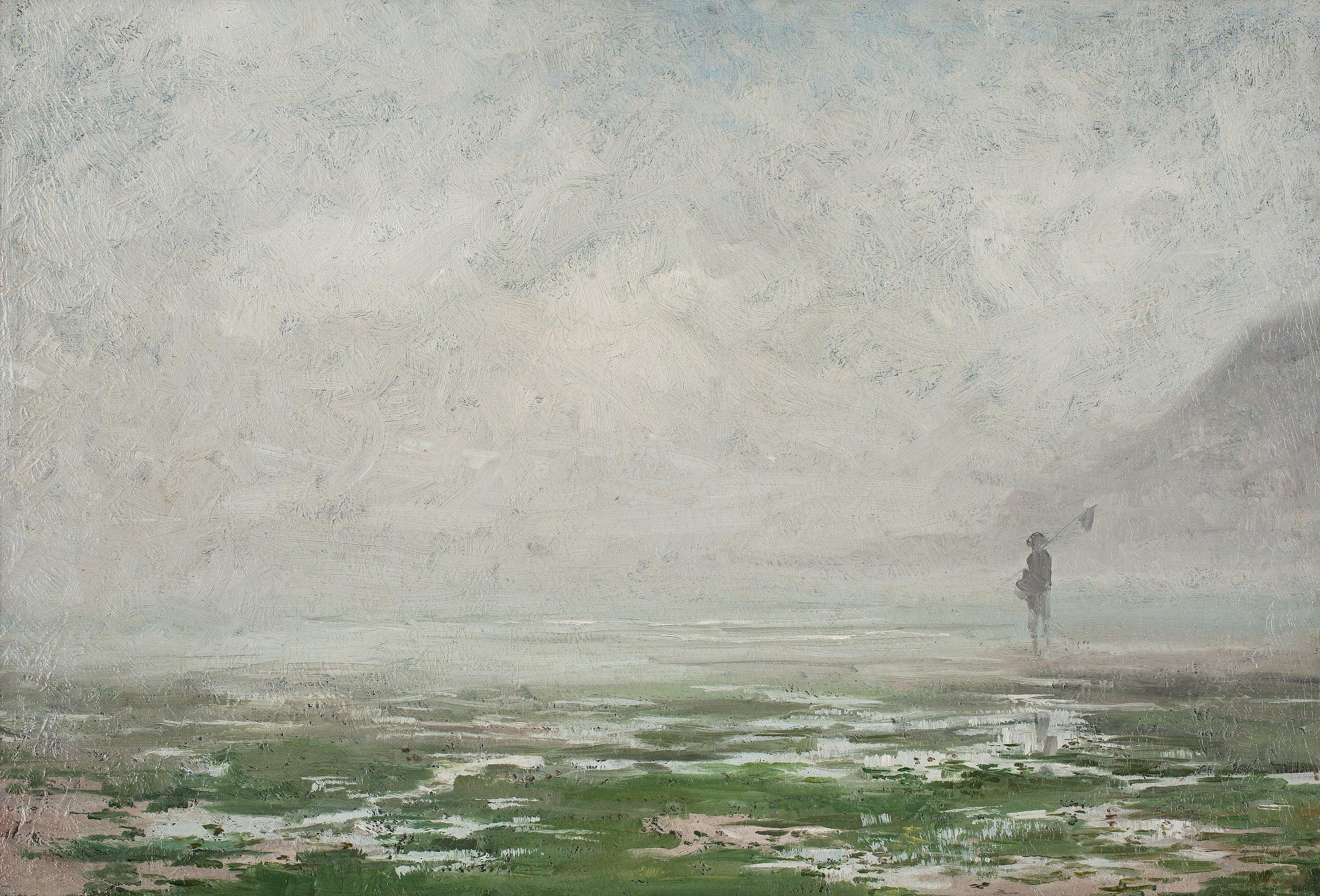 Robert Thegerström - French coastal landscape in fog