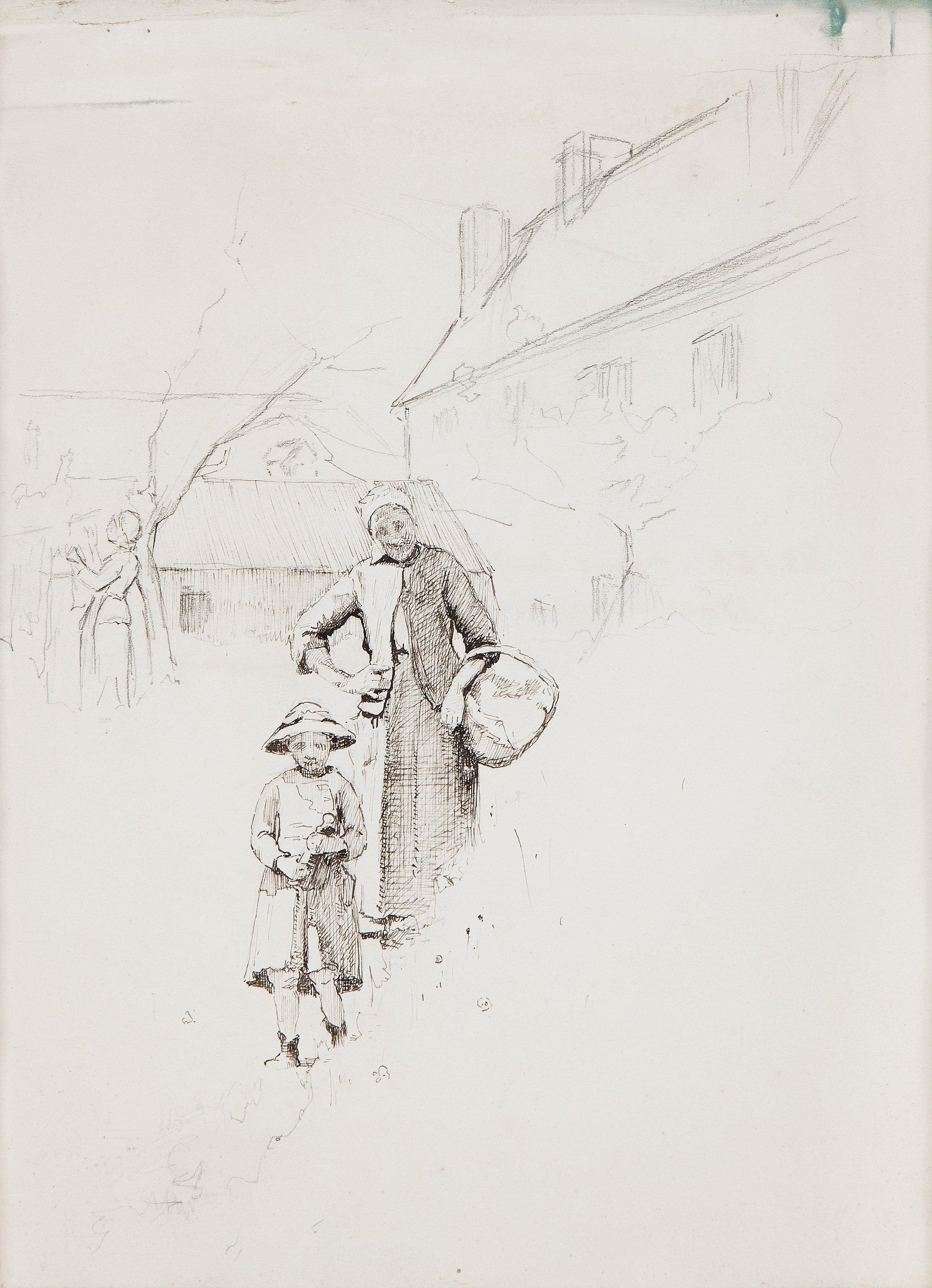 Robert Thegerström - Garden scene from Grez-sur-Loing