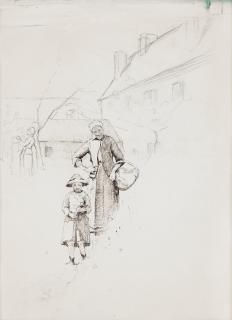 Robert Thegerström - Garden scene from Grez-sur-Loing