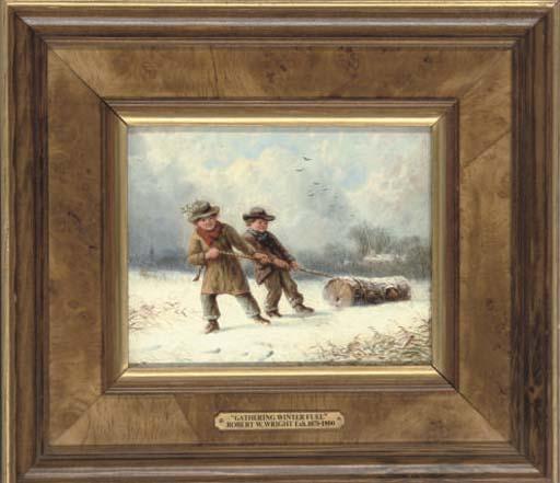 Robert W. Wright - Gathering winter fuel