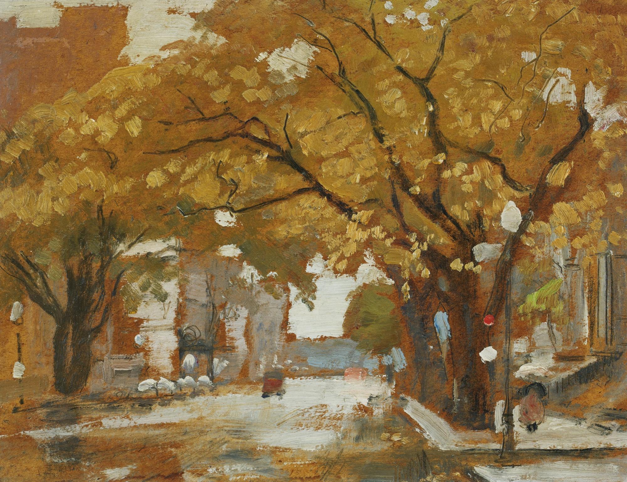 Robert Wakeham Pilot - Autumn, Sherbrooke St., Montreal