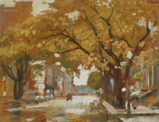 Robert Wakeham Pilot - Autumn, Sherbrooke St., Montreal