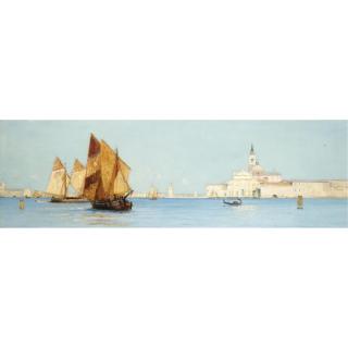 Robert Weir Allan, R.S.W. - A View Of San Giorgio Maggiore, Venice