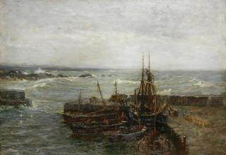 Robert Weir Allan RSA RWS RSW - \'The Wind And The Sea\'