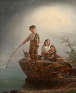 Robert Wilhelm Ekman - Children On The Shore.