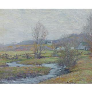 Robert William Vonnoh - Early Spring, Pleasant Valley, Lyme, Connecticut