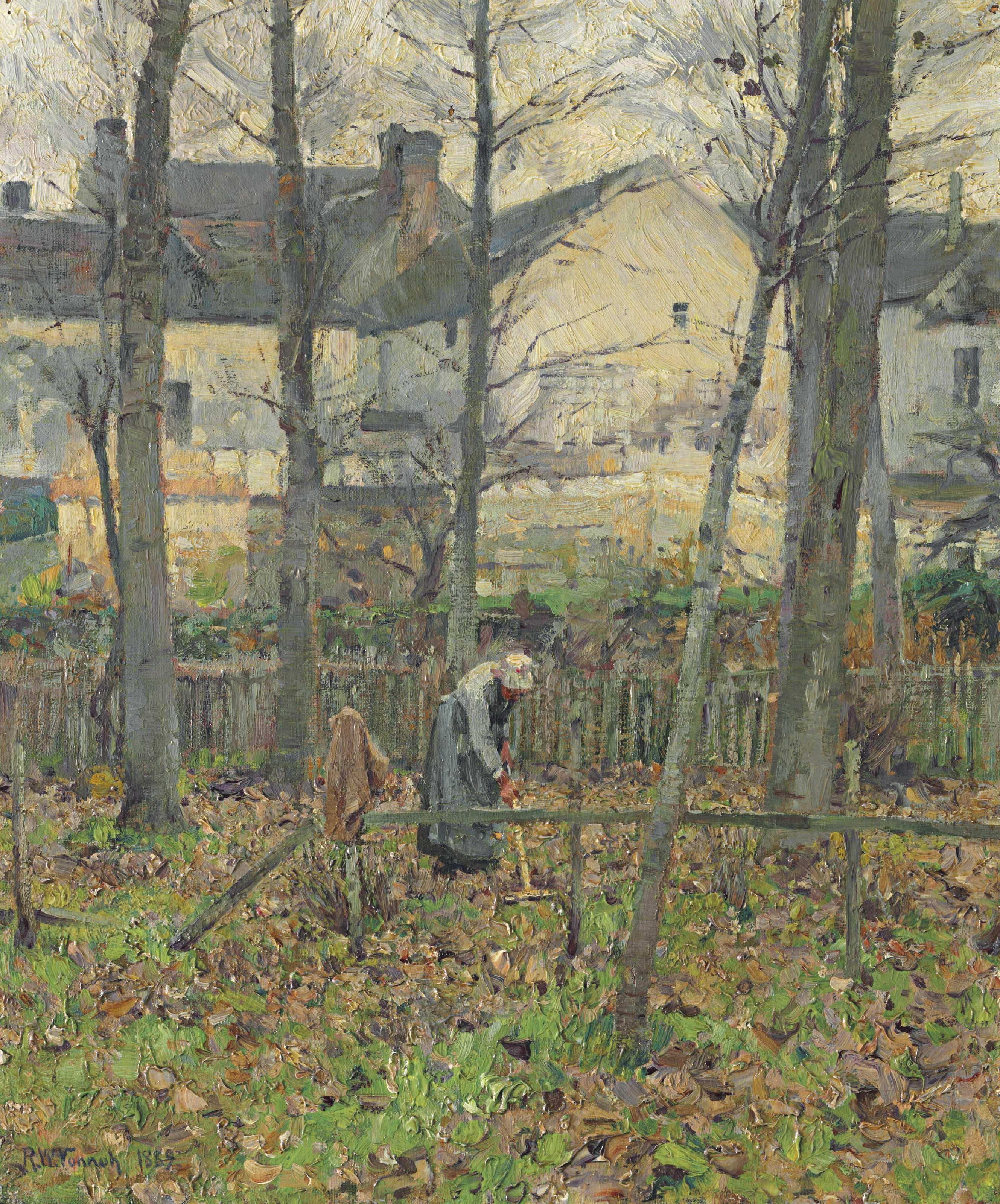 Robert William Vonnoh - Study for \'November\'