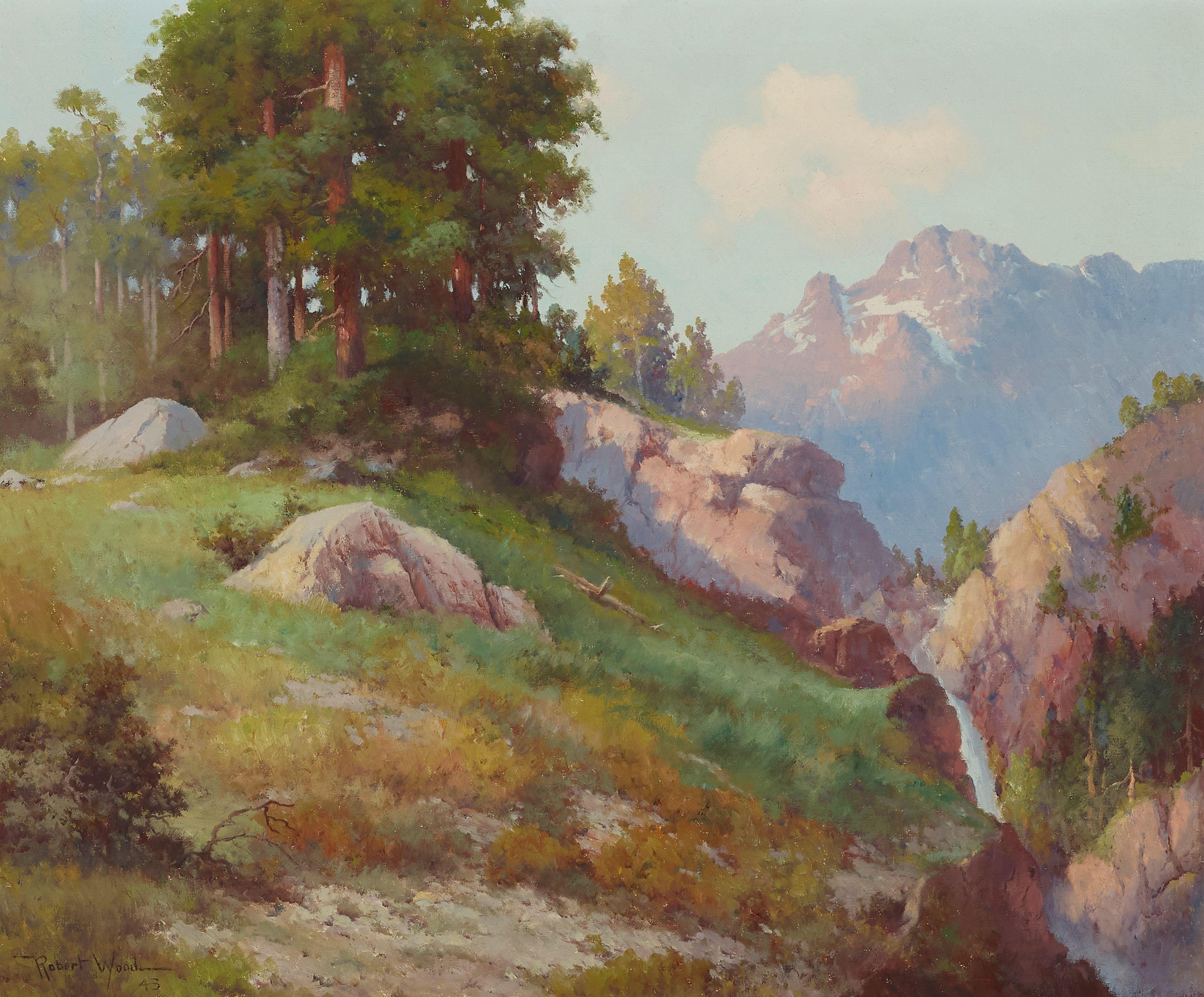 Robert William Wood - Dinkey Creek in High Sierras