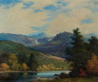 Robert William Wood - Mountains in Early Autumn