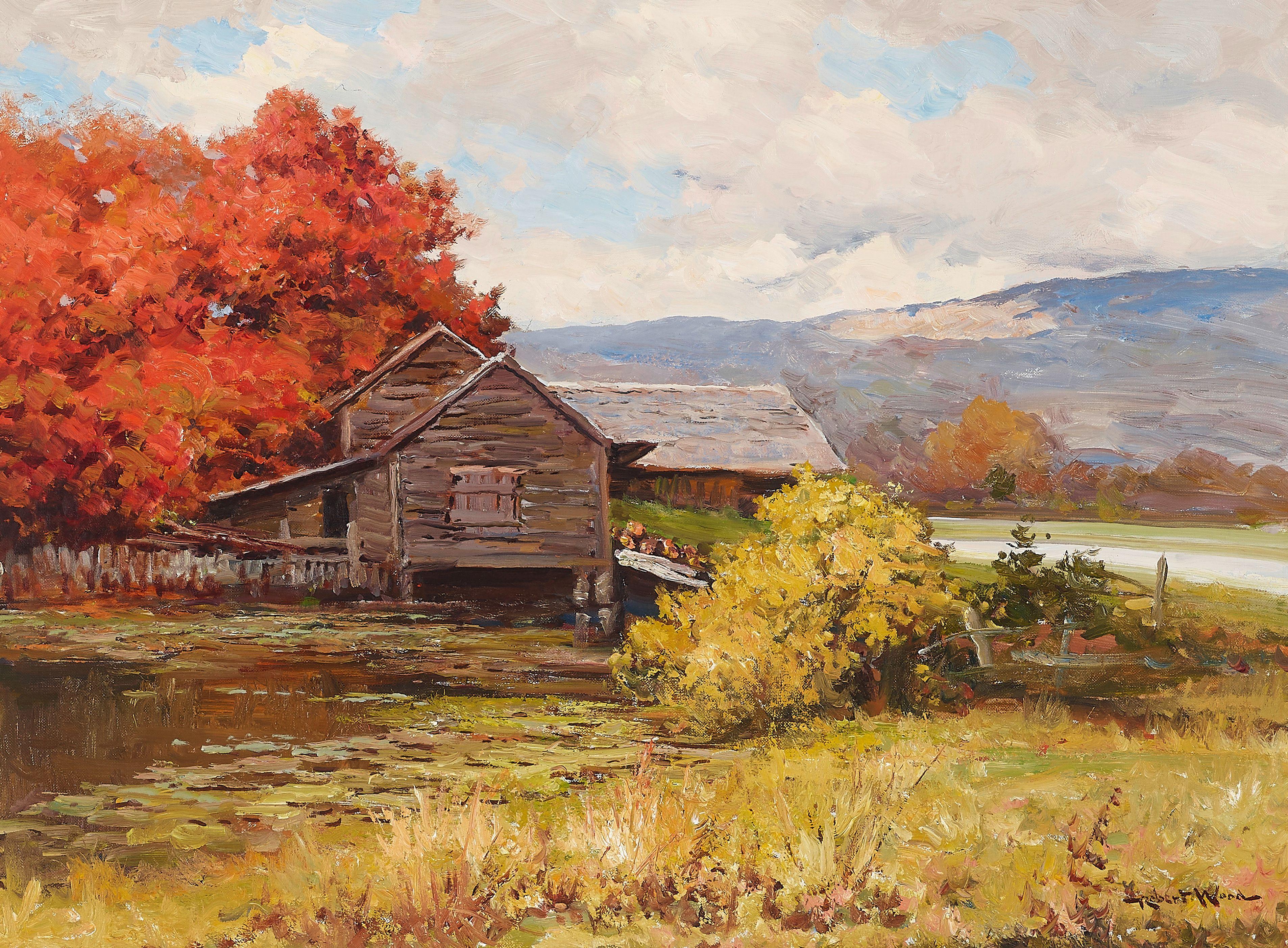 Robert William Wood - Schult\'s Saw Mill (near Woodstock, New York)