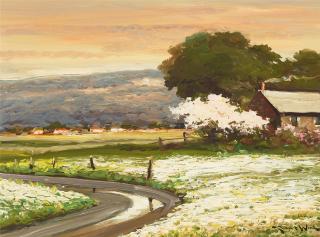 Robert William Wood - Springtime 12 x 16 in. framed 23 x 27 in.