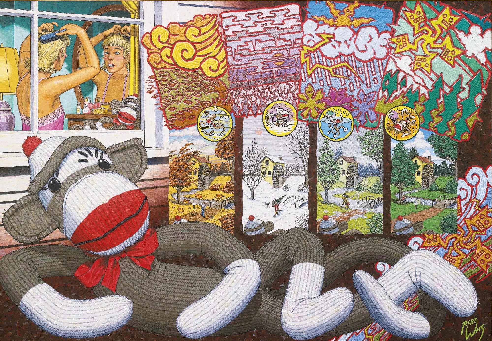 Robert Williams - Four Seasons Seen Through The Eyes Of Jessica\'S Sock Monkey