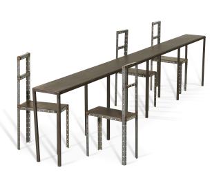 Robert Wilson - \'Hamletmachine\' Table and Four Chairs