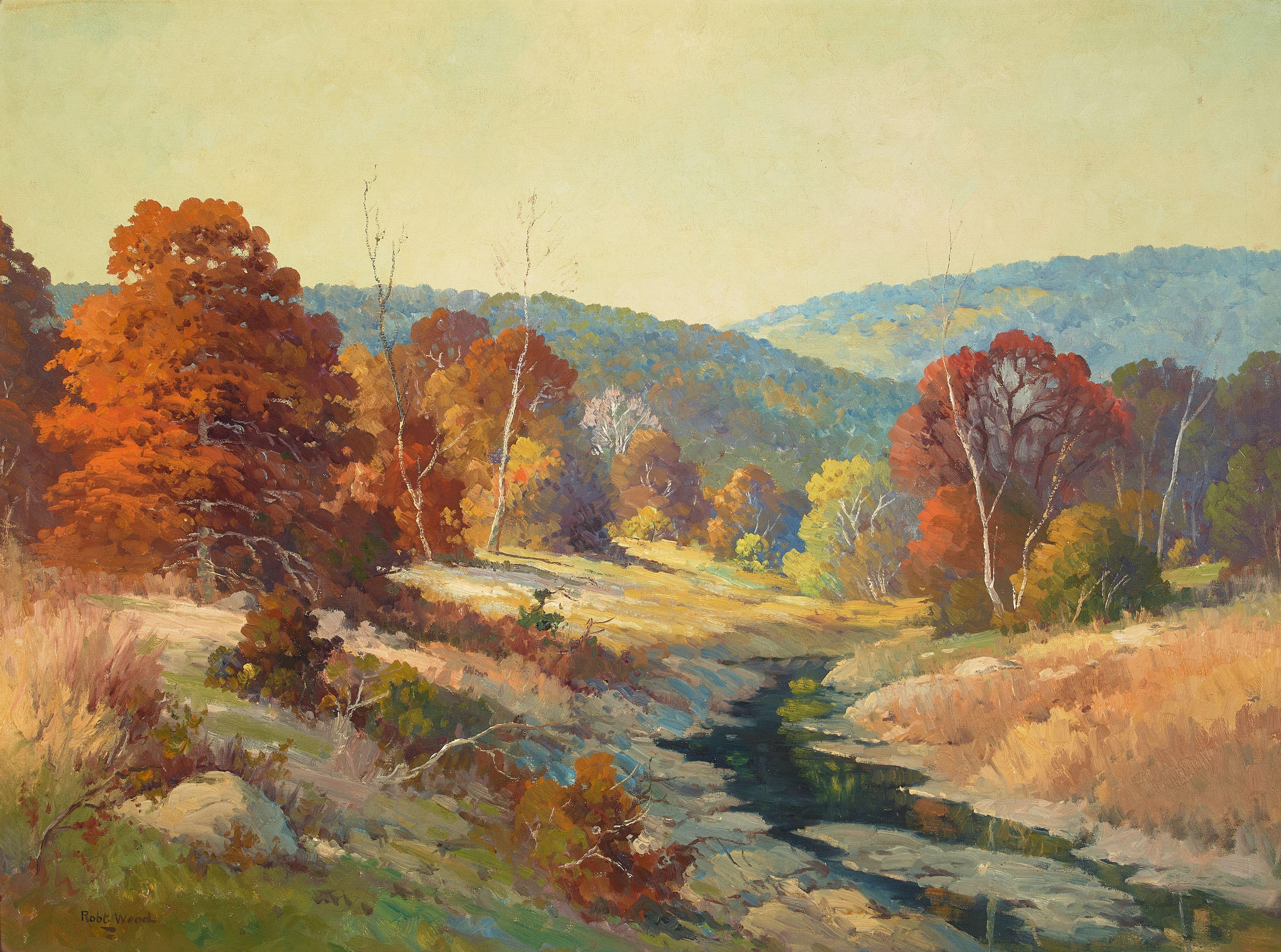 Robert Wood - Texas Autumn 30 x 40 in. framed 35 1/2 x 45 1/2 in.