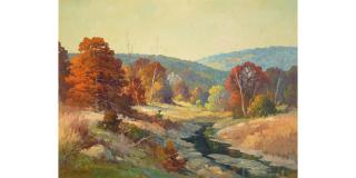 Robert Wood - Texas Autumn 30 x 40 in. framed 35 1/2 x 45 1/2 in.