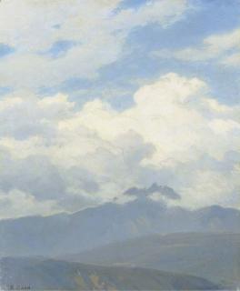 Robert Zünd - A View of Mount Pilatus