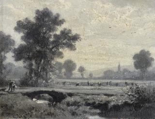 Robert Zünd - Landschaft bei Luzern