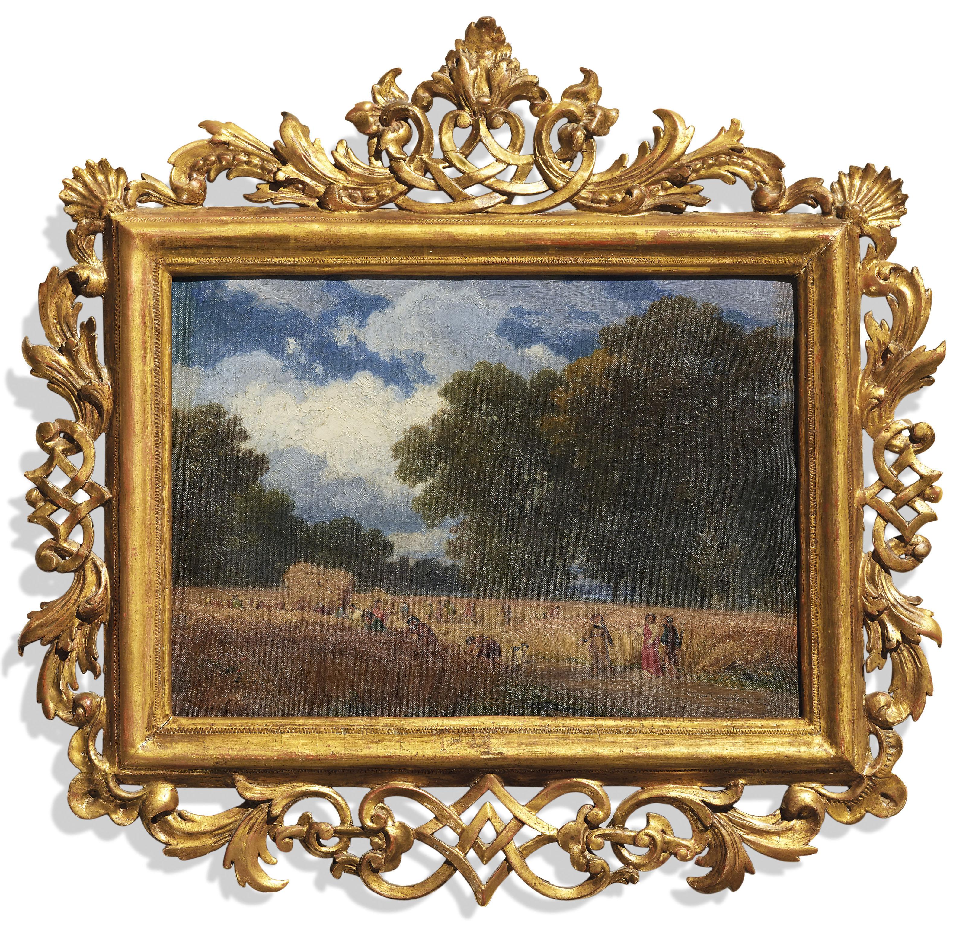 Robert Zünd - Studie zu Die Ernte, um 1860