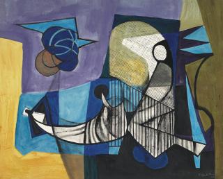 Roberto Burle Marx - Untitled (Mermaid with Blue Balls)